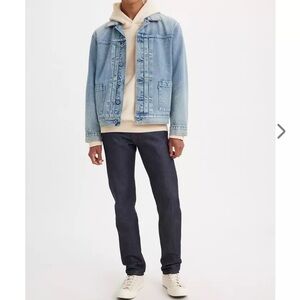 Levi's Made & Crafted 511 SLIM FIT Japanese SELVEDGE MEN'S JEANS Dark Wash